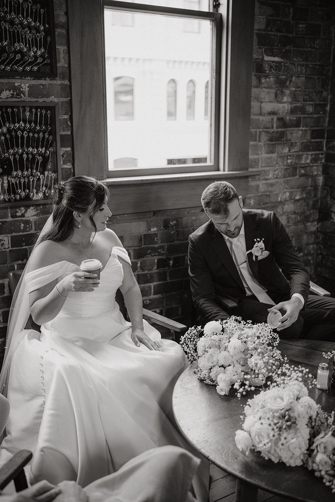 First look bridal portrait photos