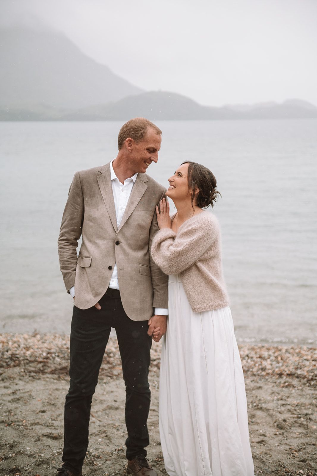 Rainy wedding wanaka