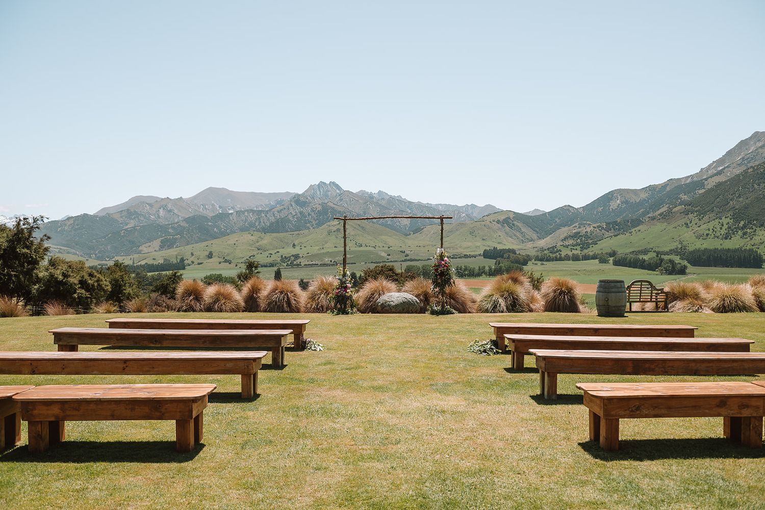 Ceremony Wedding set up