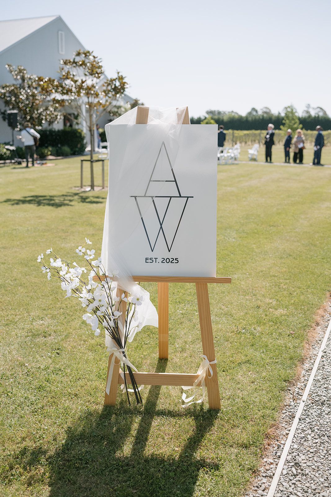 Wedding entry sign ceremony