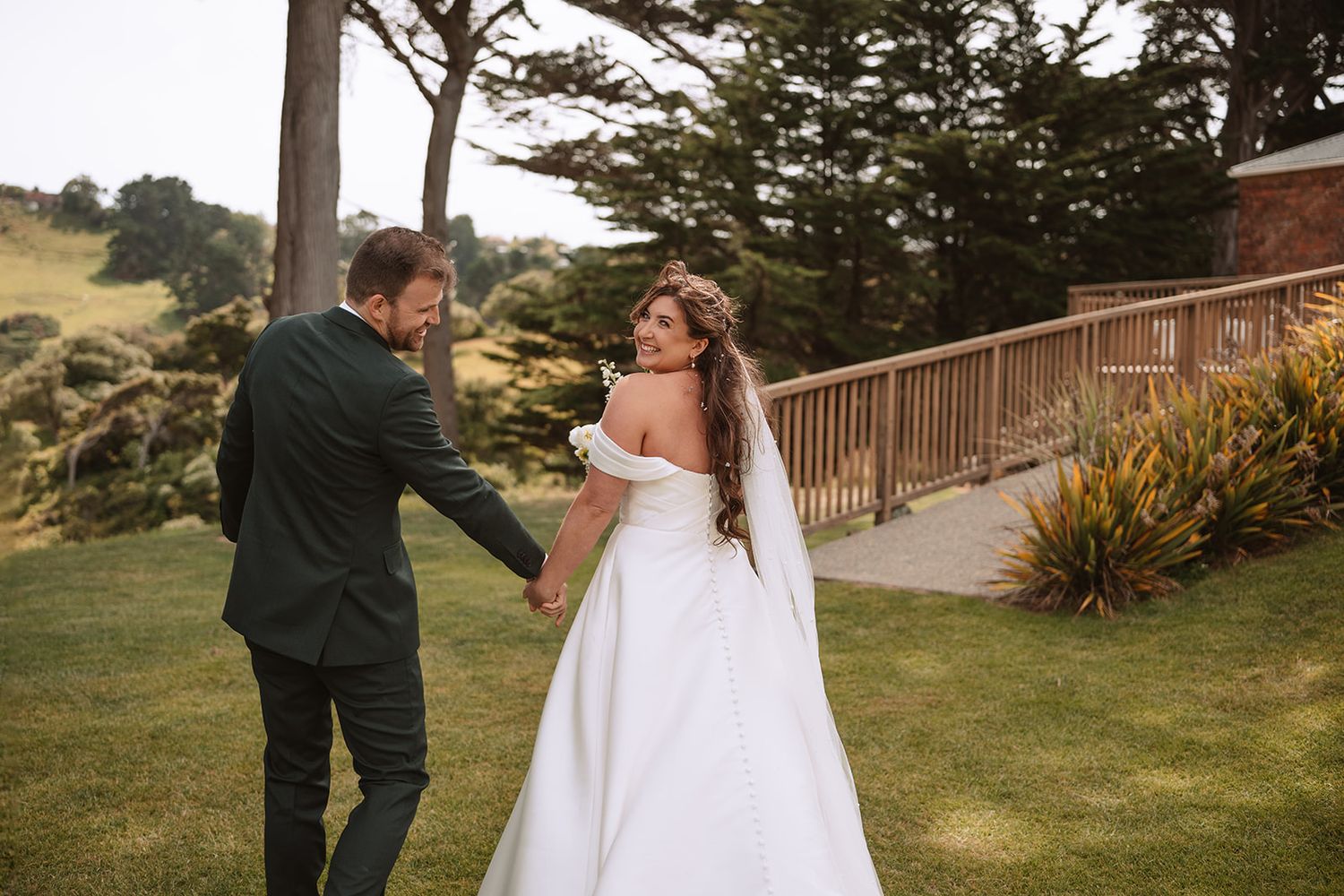 Ceremony photo lochend woolshed wedding dunedin