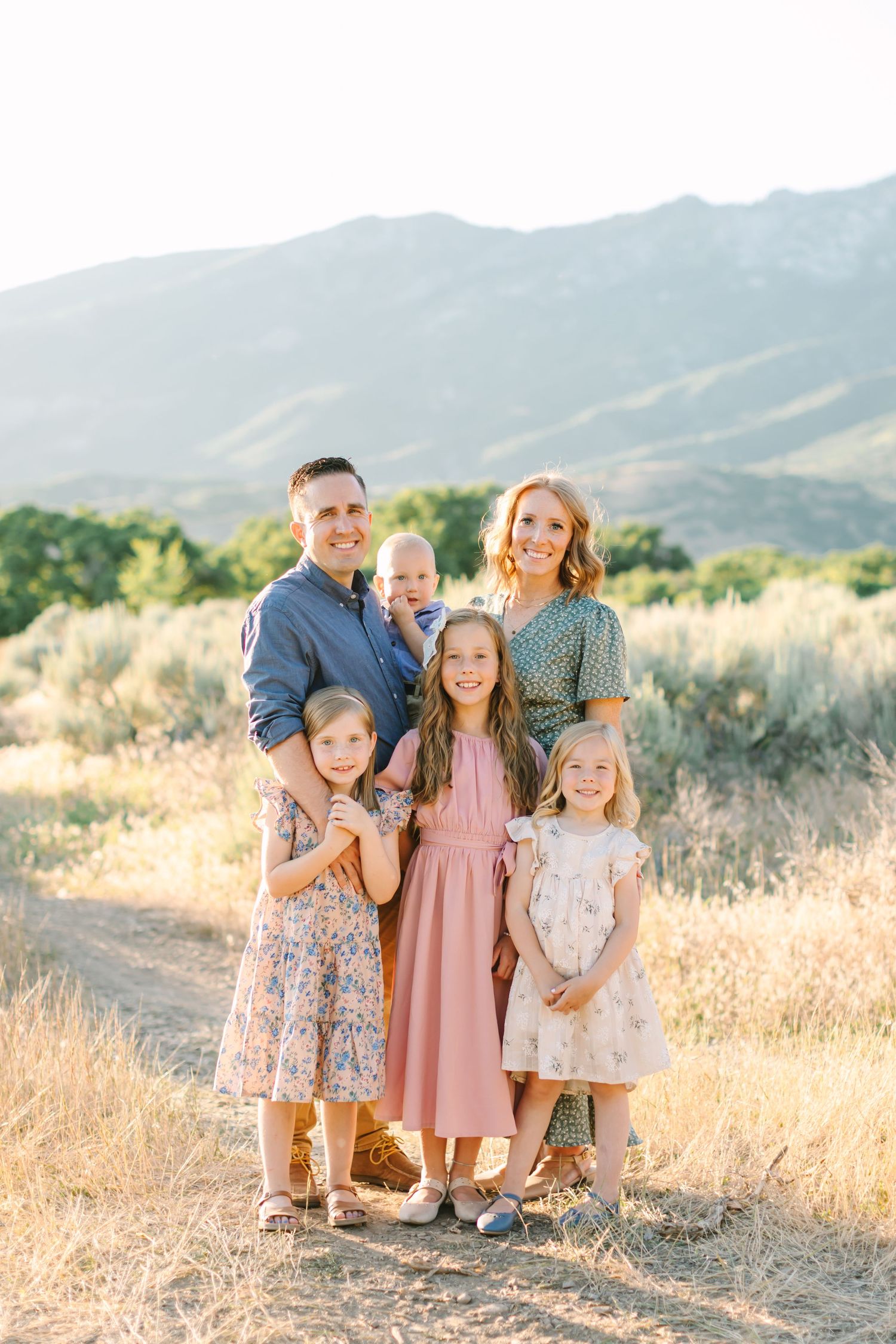 Family mini session in Alpine, Utah at Lambert Park
