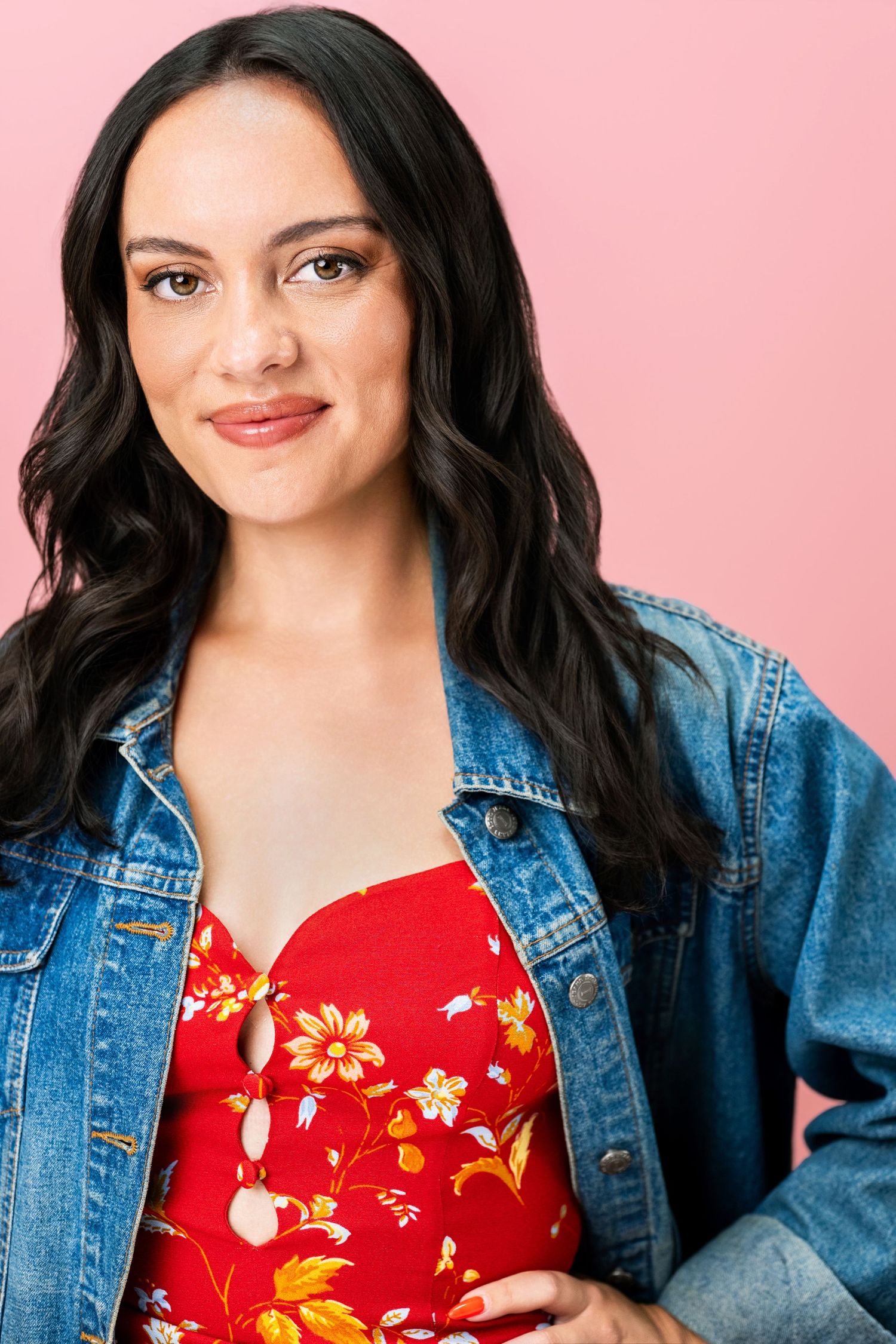 Female actor headshot featuring soft lighting and an approachable expression in Los Angeles