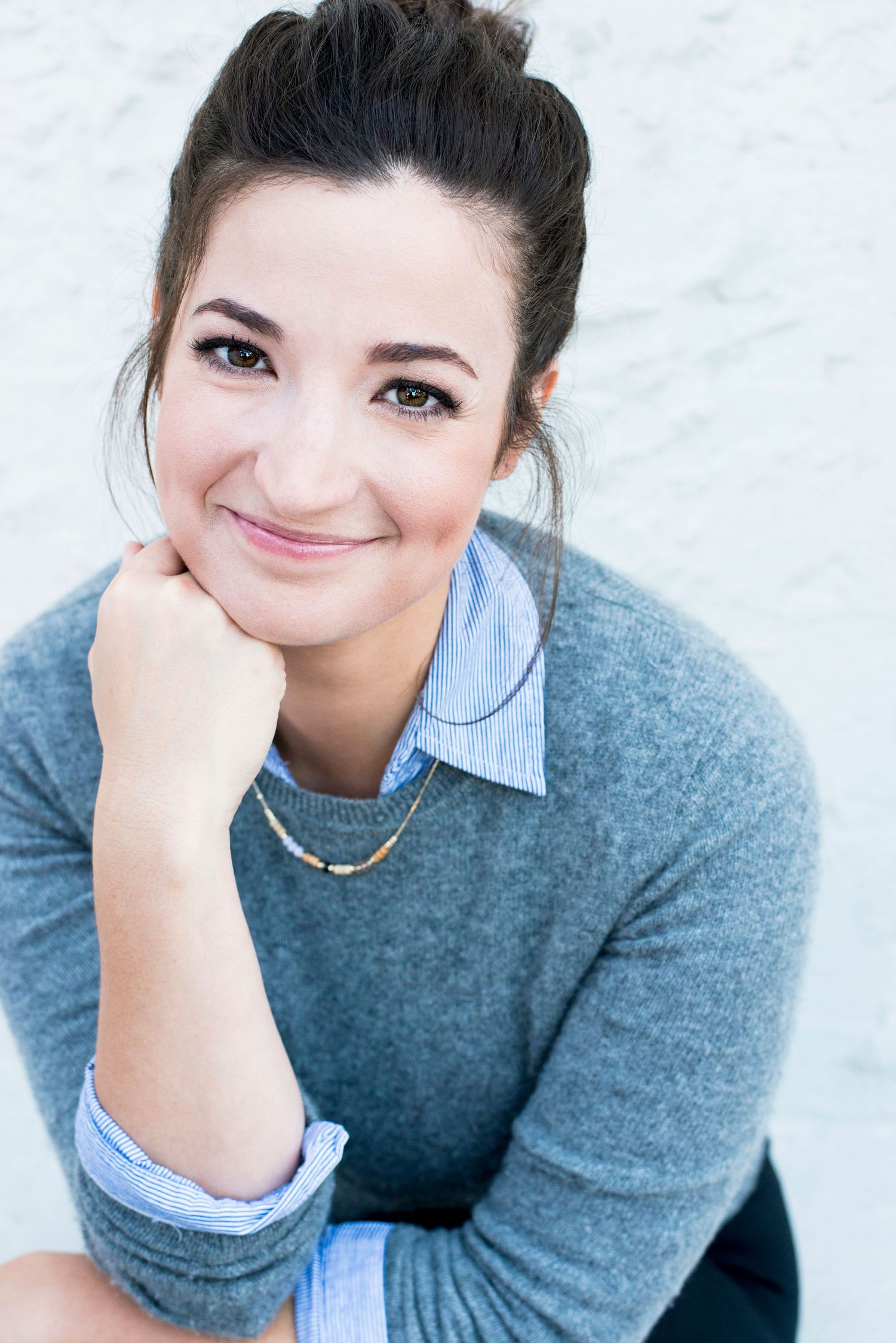 Theatrical headshot of a female actor by a Los Angeles headshot photographer.