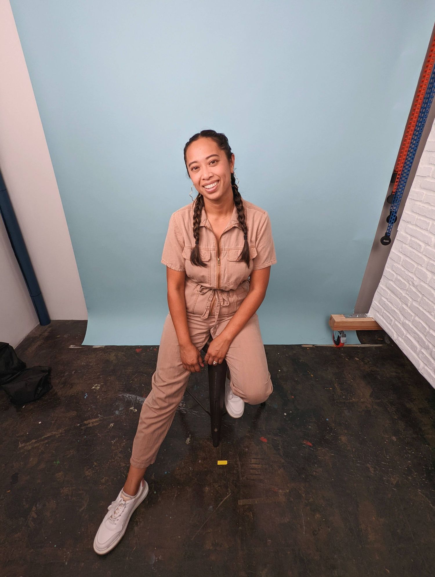 Alyssa in her first Los Angeles headshot studio space.
