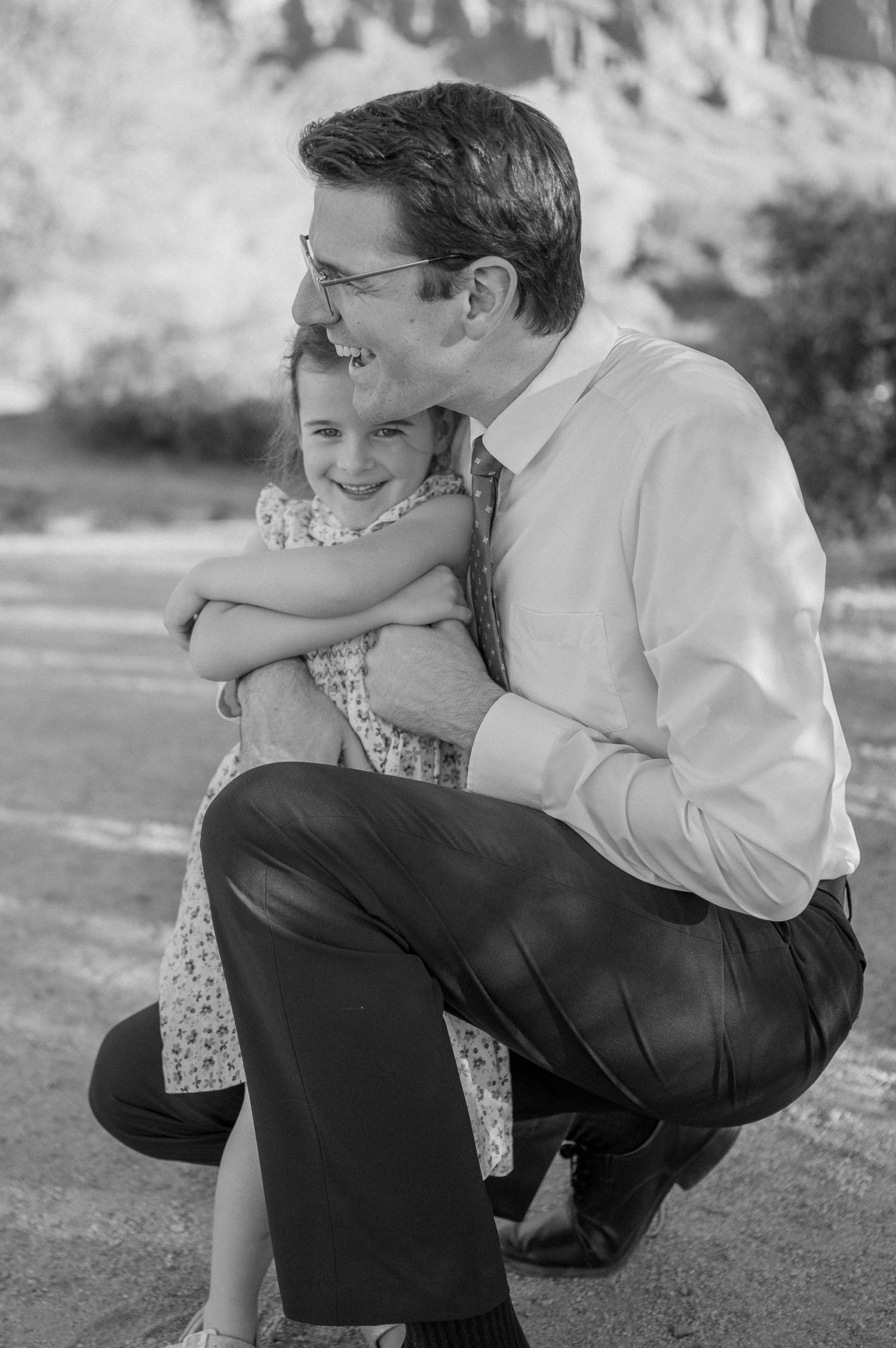 father daughter photos in arizona desert