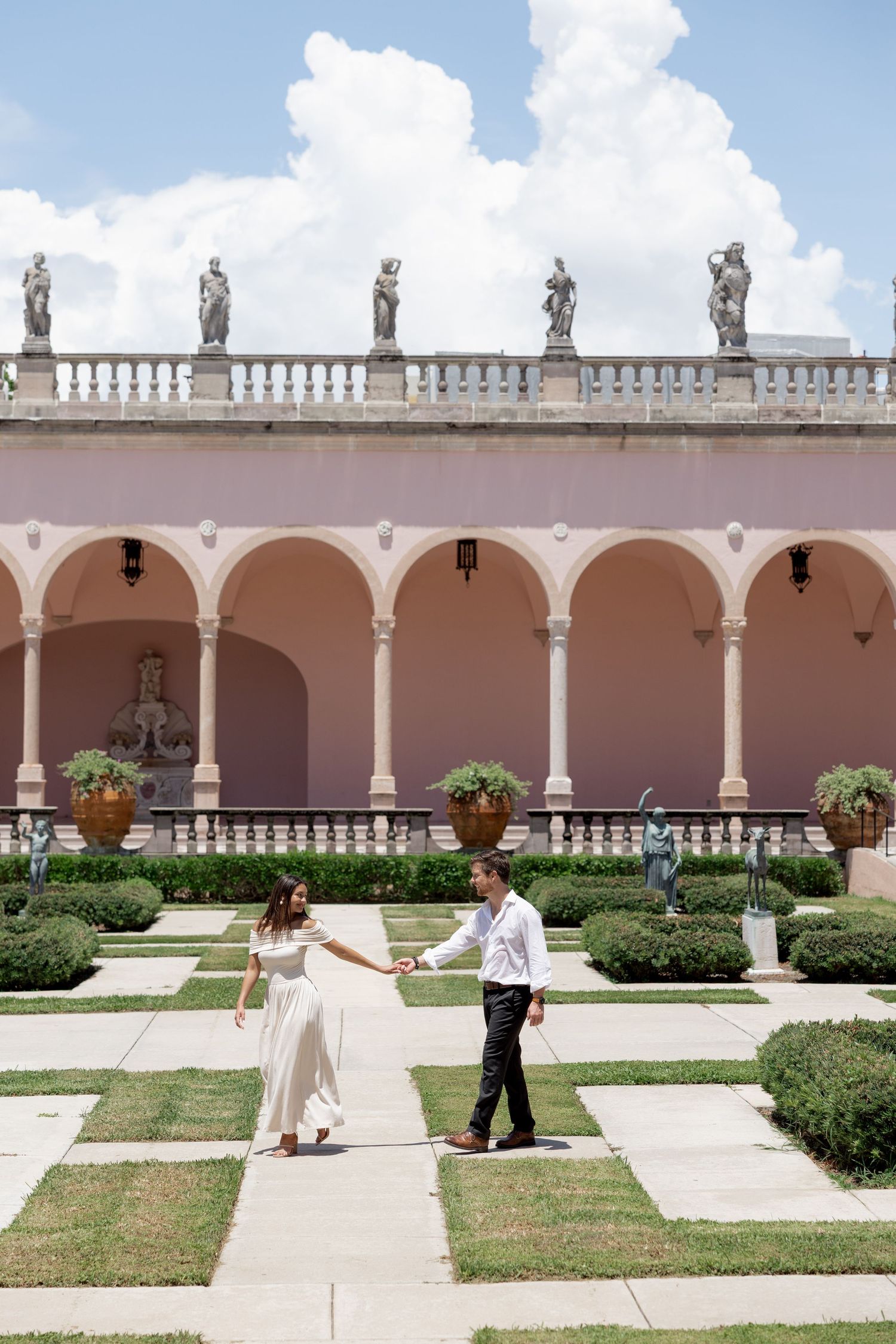 Engagement Photos at The Ringling Museum, Sarasota