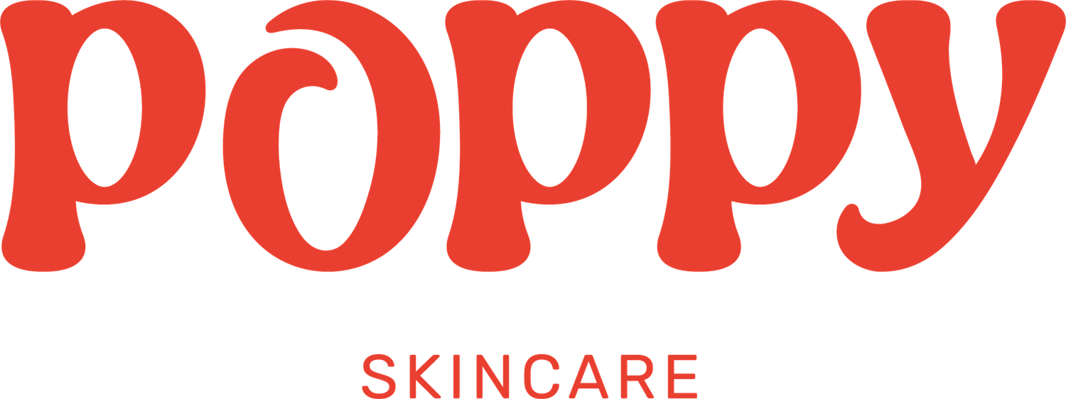 logo poppy skincare