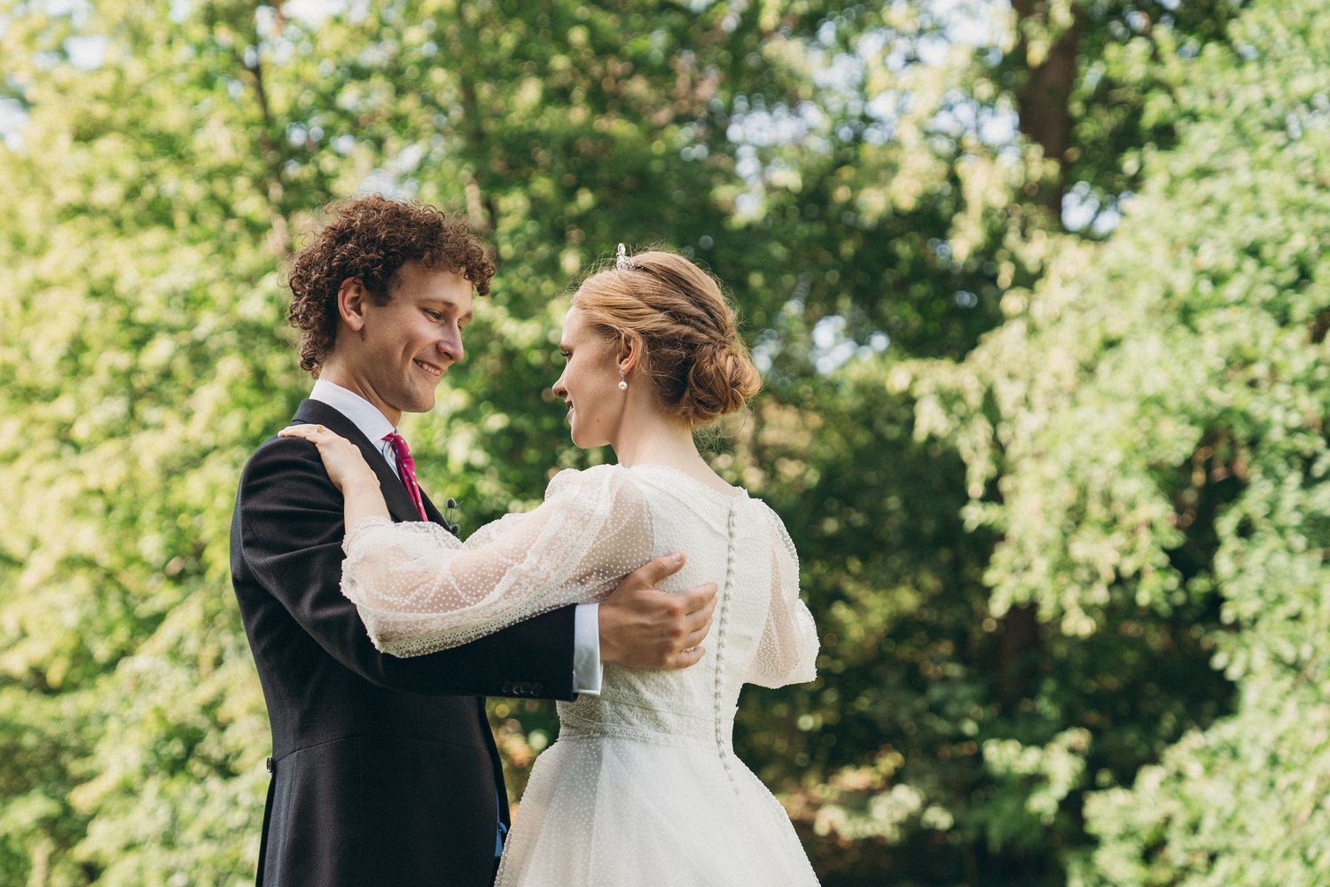 Couple's photoshoot during wedding