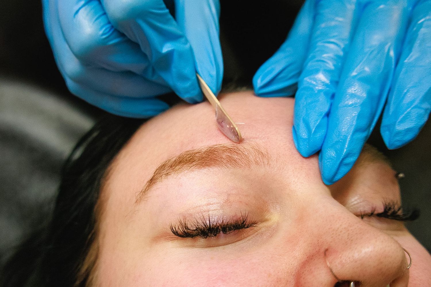 Waxing service branding photography