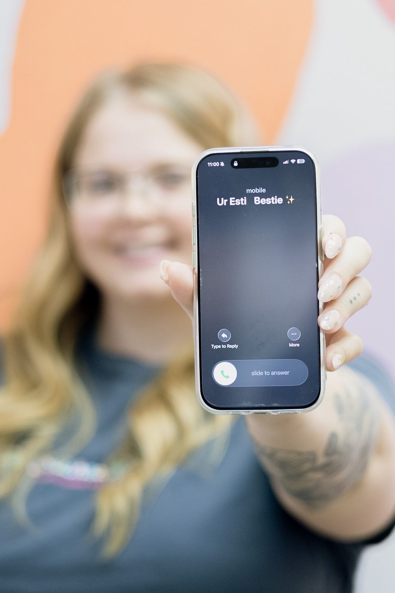 Social media branding photo featuring an esthetician