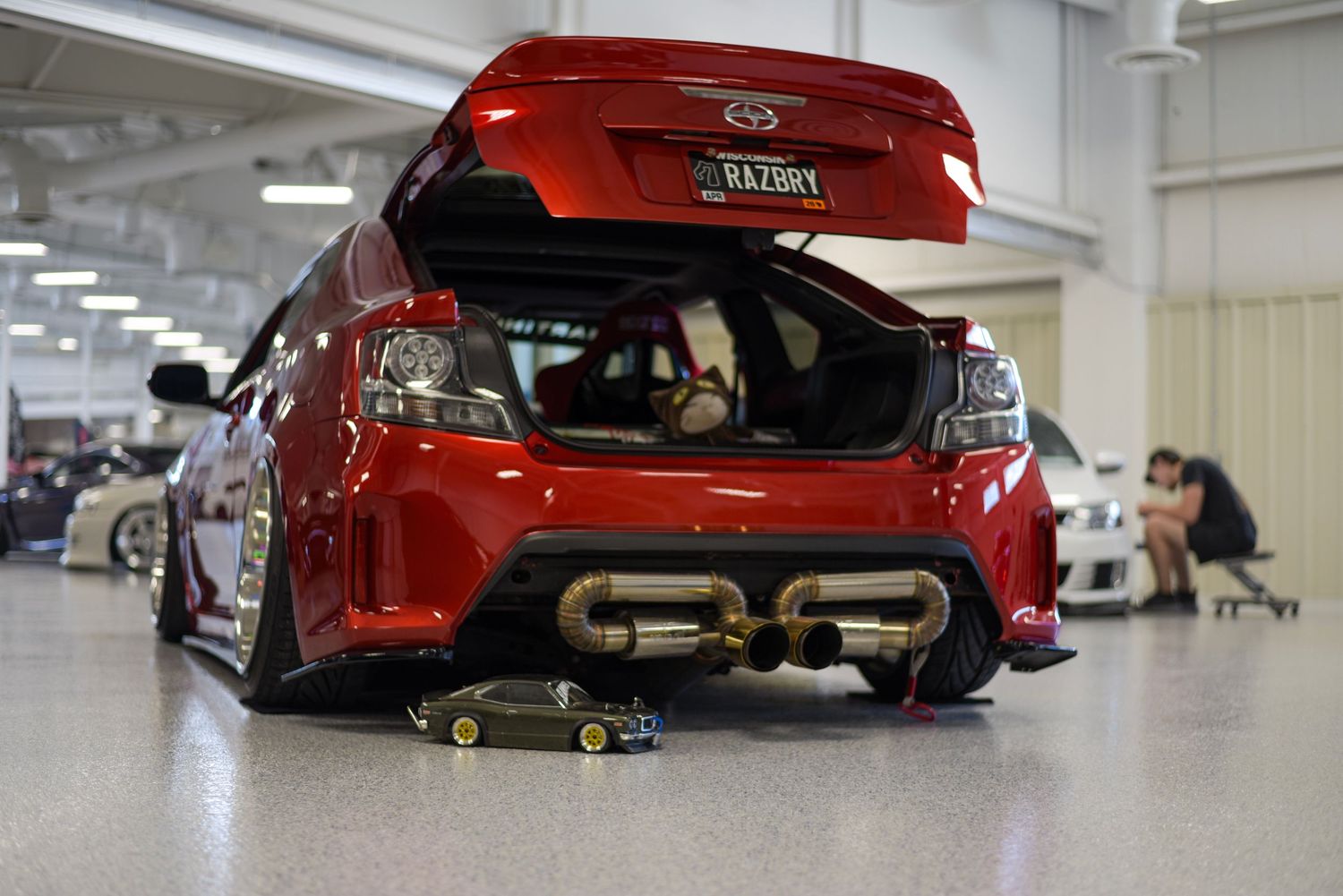 Car photographed at an automotive event