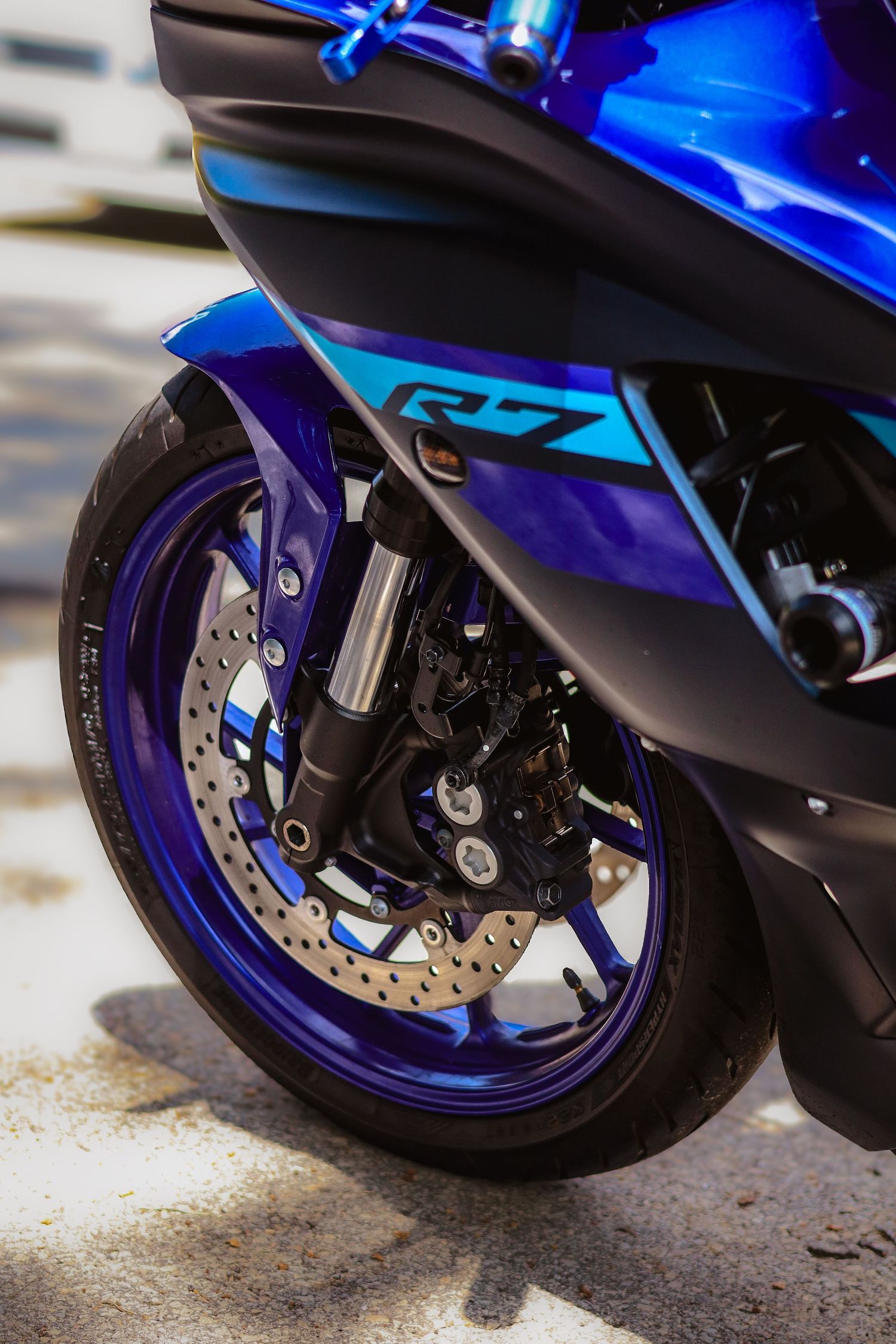 Motorcycle automotive photography detail shot