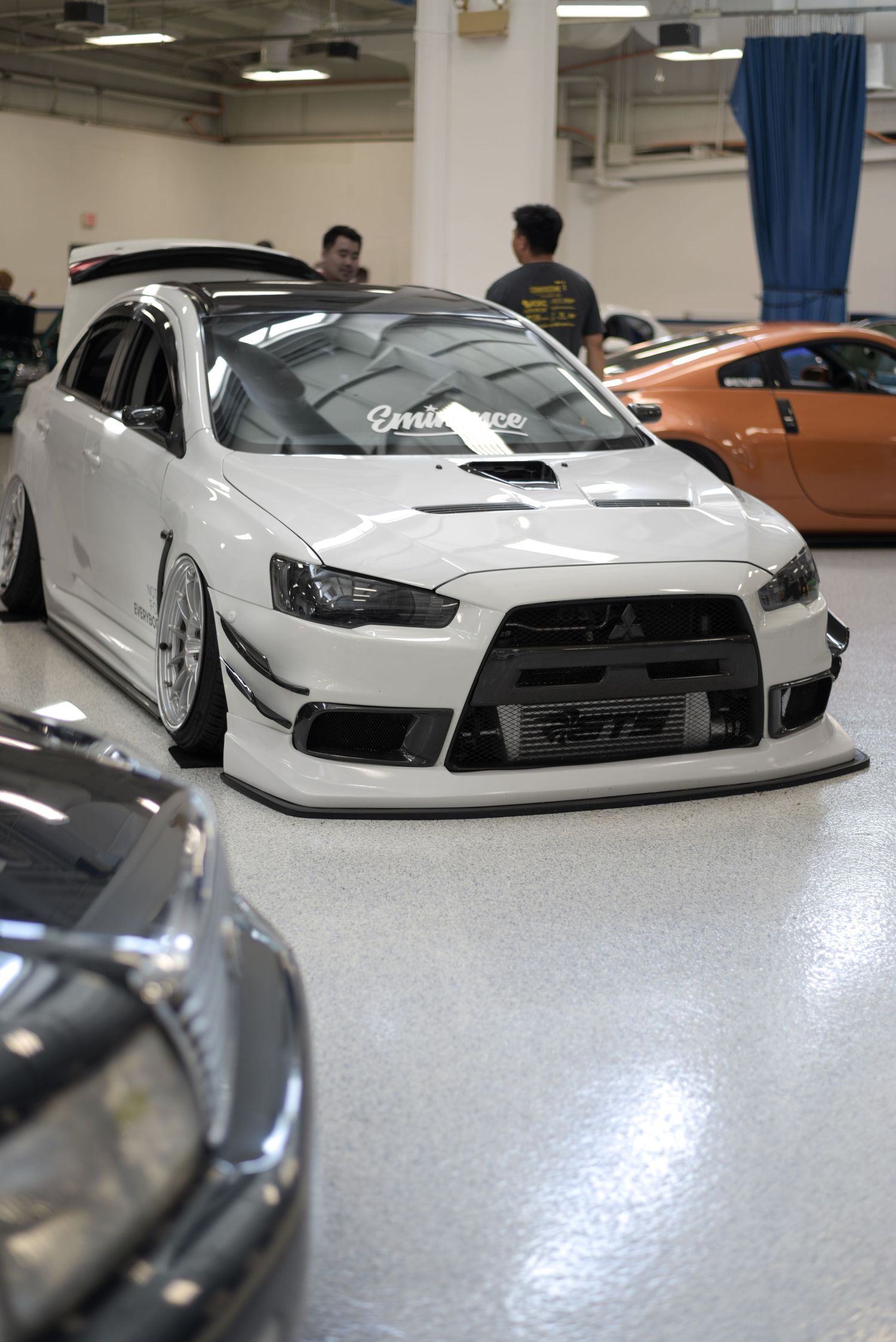 Car photographed at an automotive event