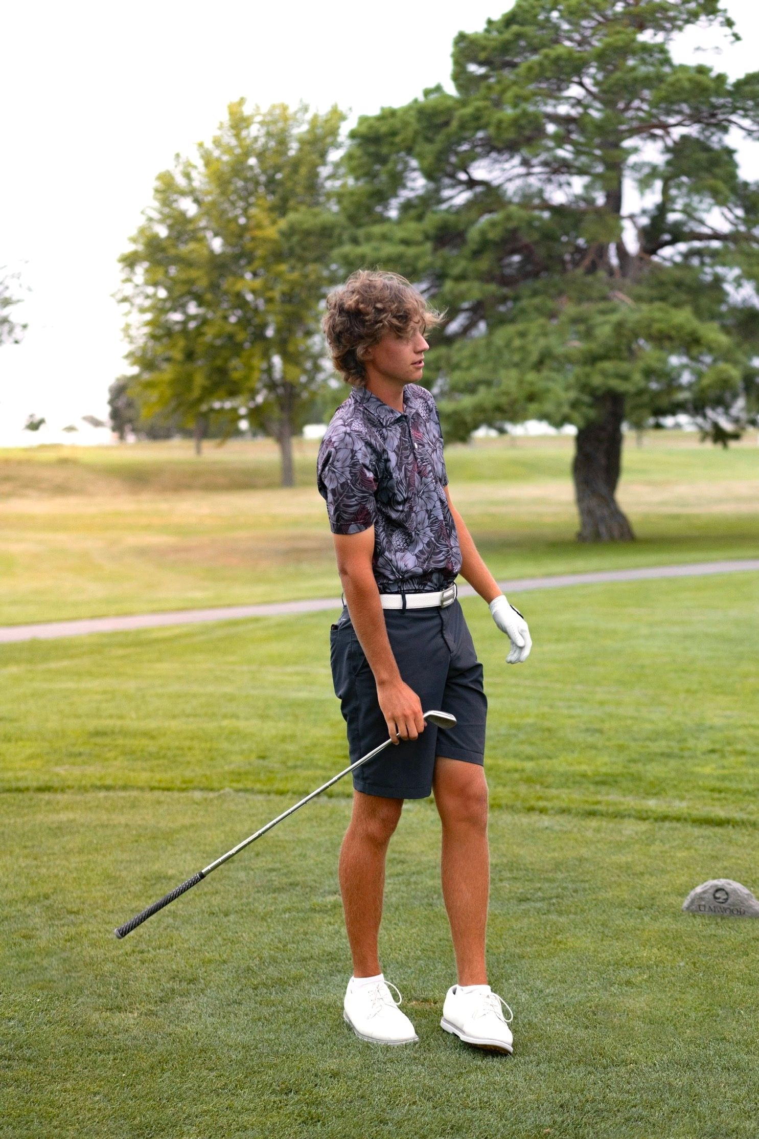 high school senior graduation photography golf
