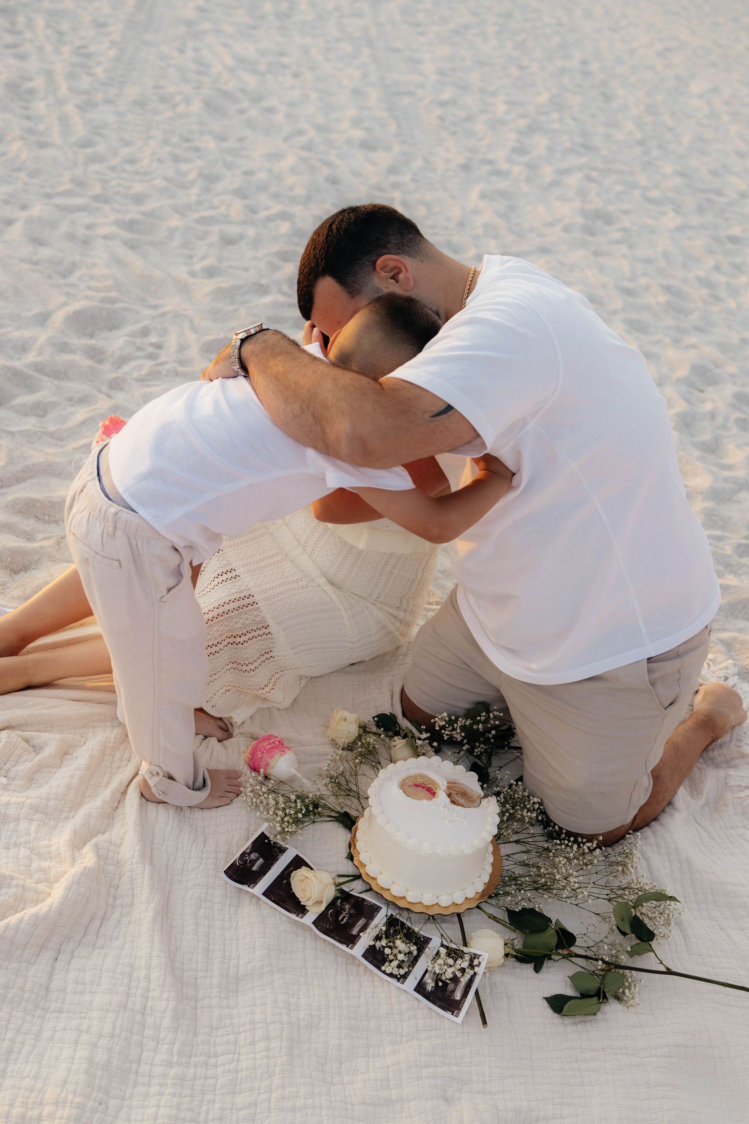 Family portraits on the beach in Southwest Florida