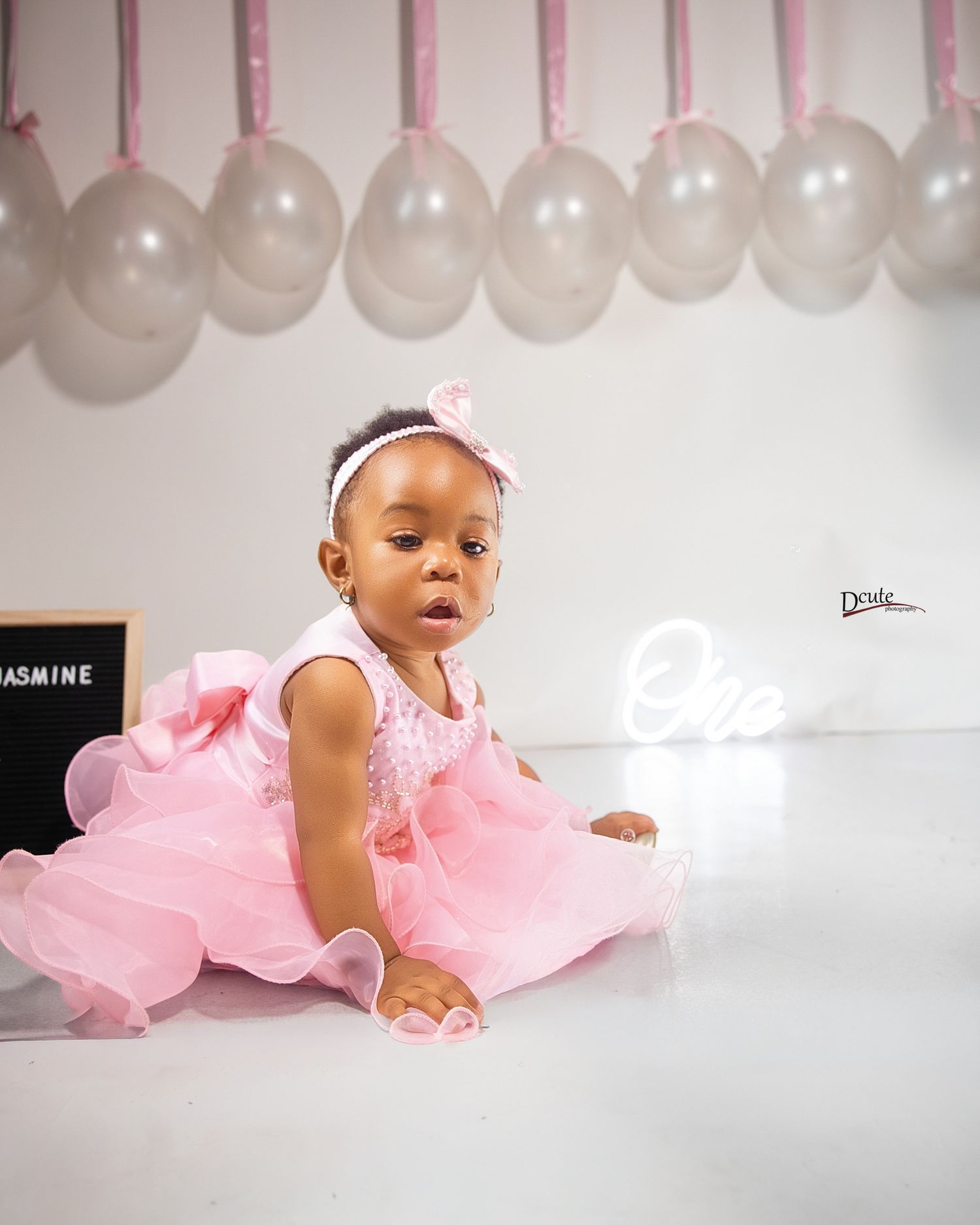 Toronto children's photographer photographing a toddler during a studio session