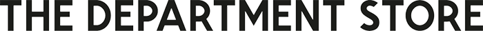 Simple black text logo for The Department Store in uppercase letters.