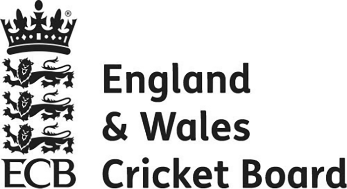 Official England Cricket Board (ECB) logo with crowns and heraldic lions.