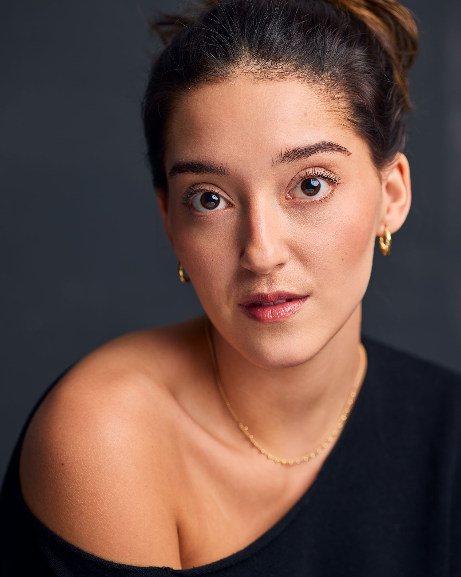 Headshot of a working actor.