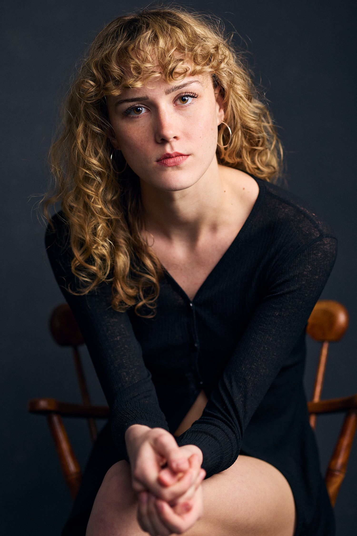 Moody portrait of an actor.