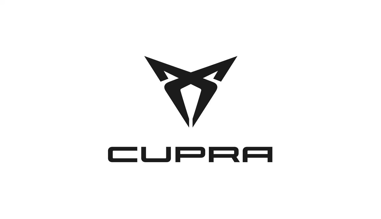 Collection of automotive brand logos including Cupra and Seat arranged horizontally.