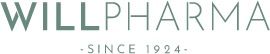 Willpharma corporate logo in teal text with since 1924 tagline.