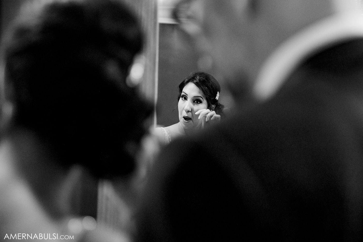 Black and white emotional ceremony moments captured in intimate close-ups.