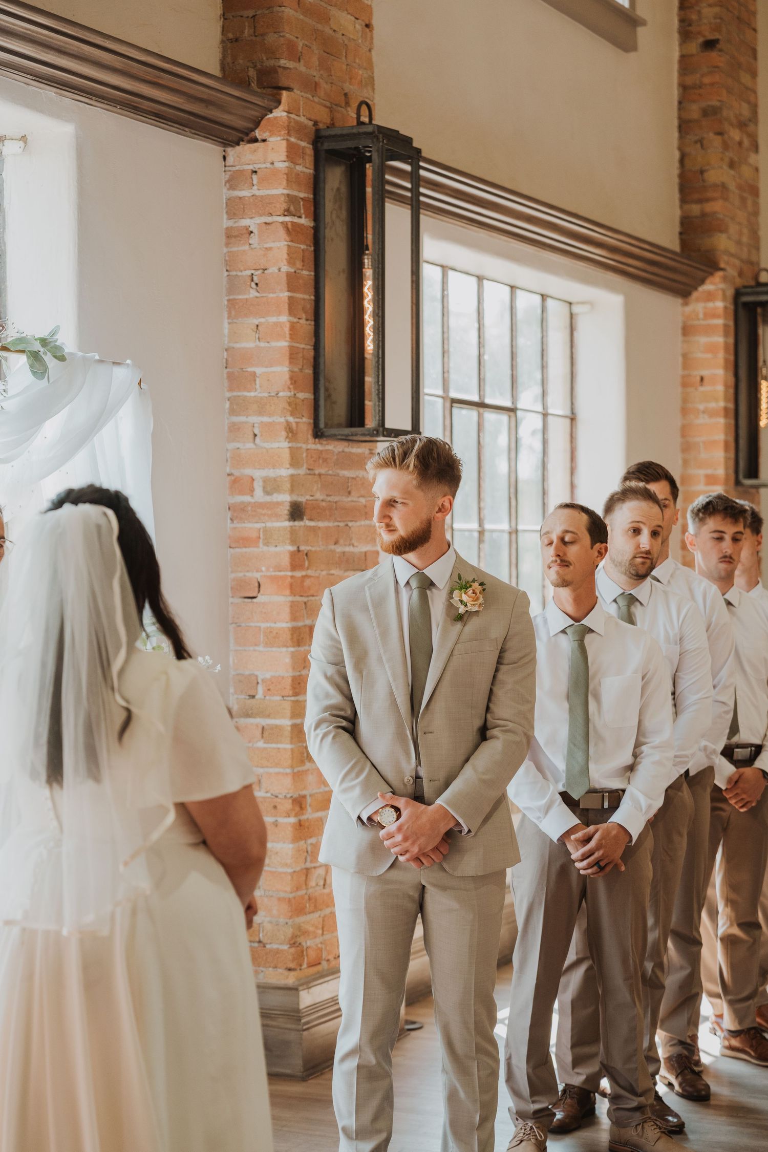 Utah County Wedding Couple getting married at The studio Draper in Salt Lake City County