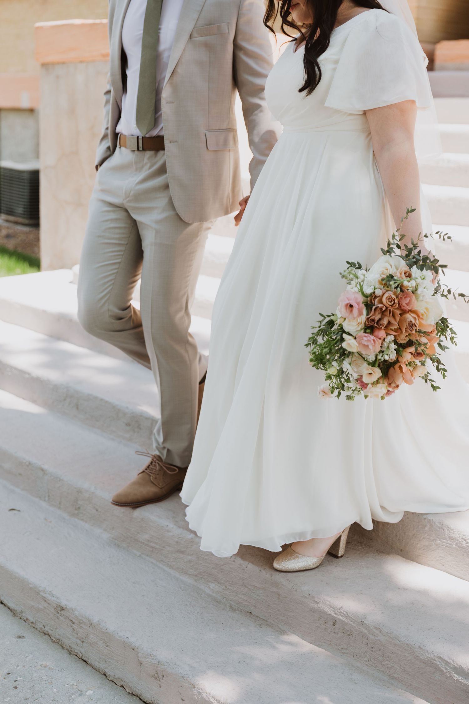 Utah County Wedding Couple getting married at The studio Draper in Salt Lake City County