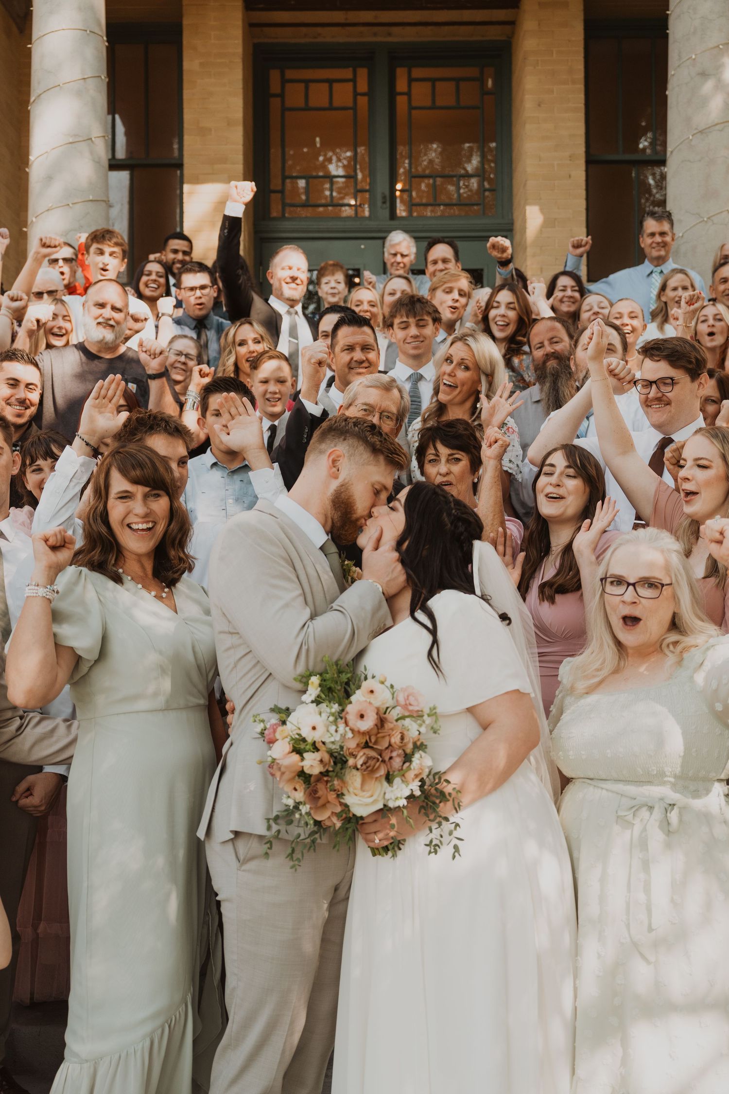 Utah County Wedding Couple getting married at The studio Draper in Salt Lake City County