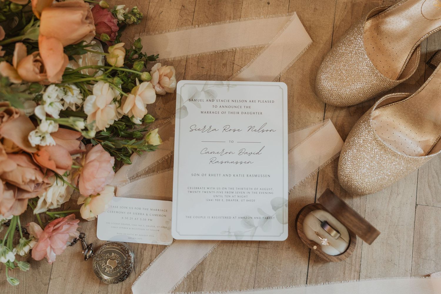 Utah County Wedding Couple getting married at The studio Draper in Salt Lake City County