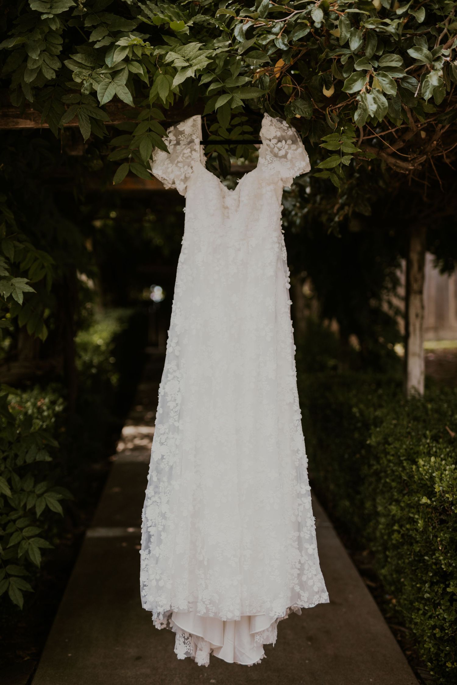 Romantic Utah wedding portrait with cinematic lighting