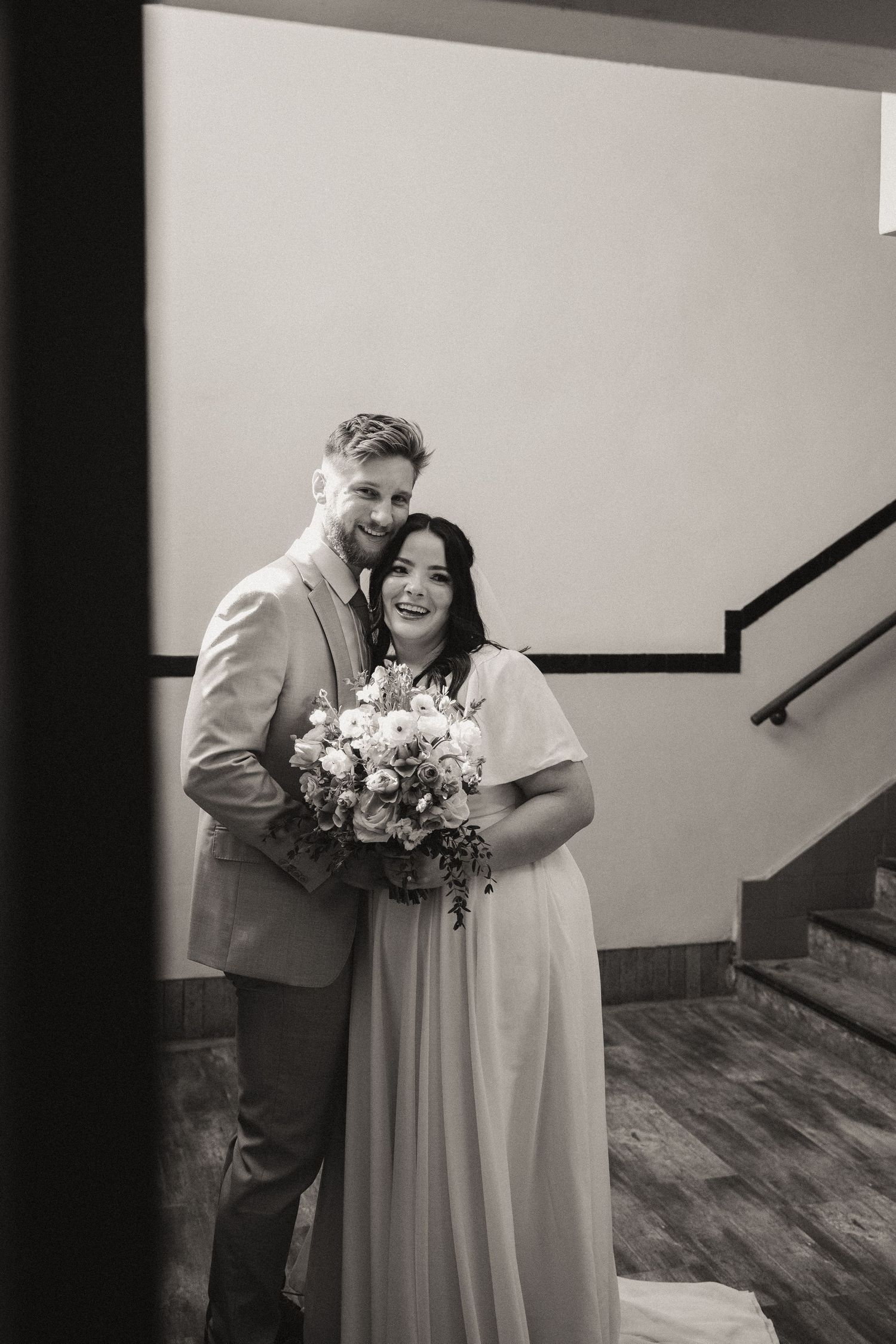 Utah County Wedding Couple getting married at The studio Draper in Salt Lake City County