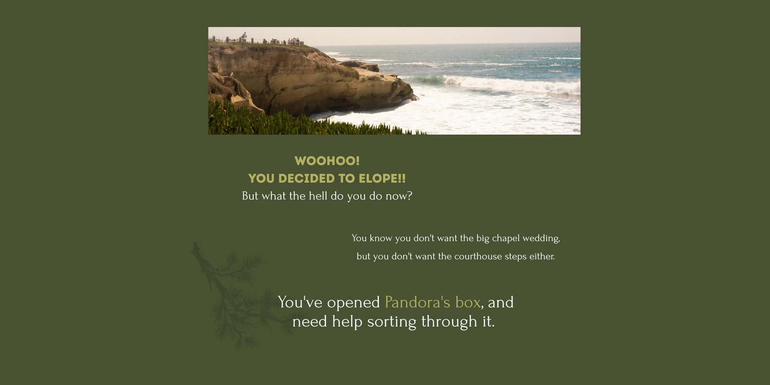 Scenic coastal landscape with rocky cliffs and crashing waves against a green text overlay background.