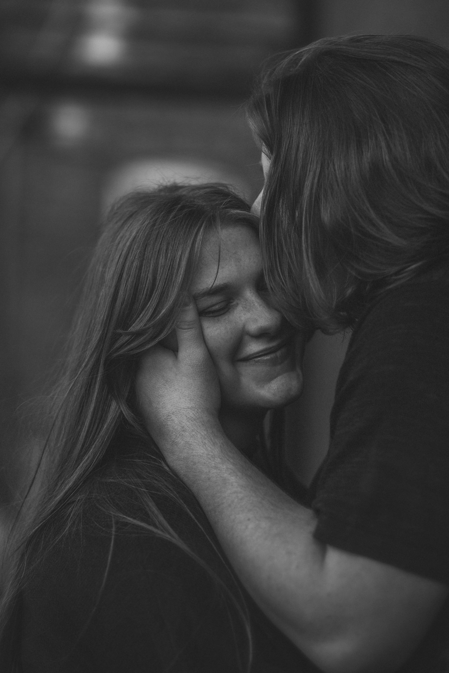 couples session in downtown McKinney, TX