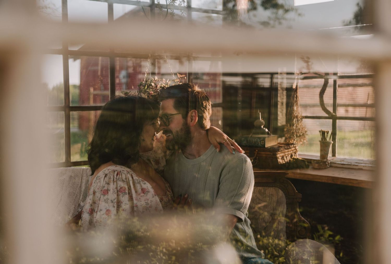 Glass Shack couples session at sunset