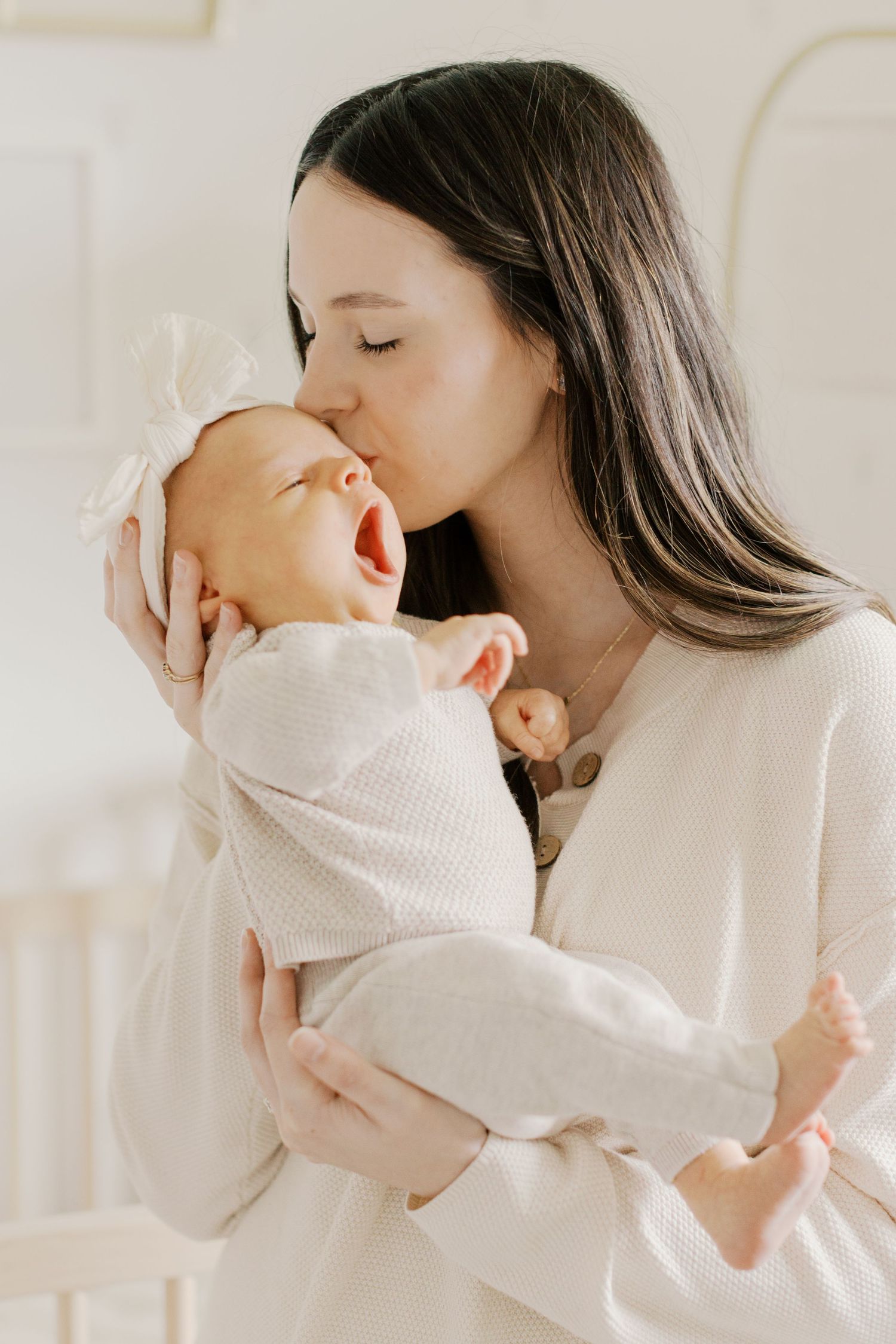 North Phoenix in-home newborn photography session capturing organic, natural connection and timeless, heartfelt moments