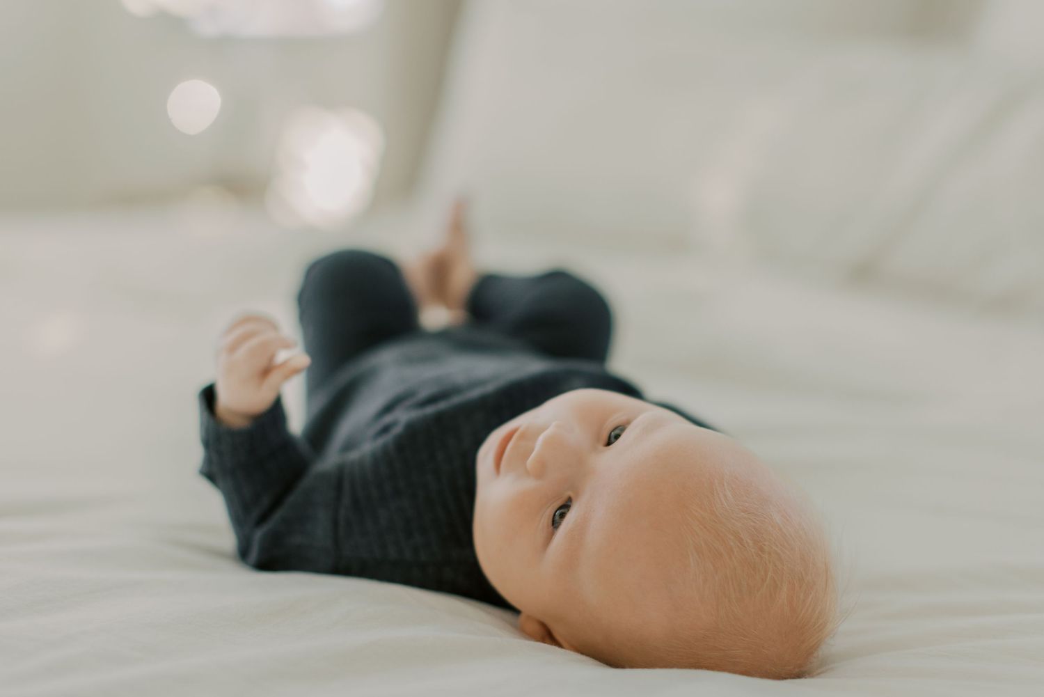 North Phoenix in-home newborn photography session capturing organic, natural connection and timeless, heartfelt moments