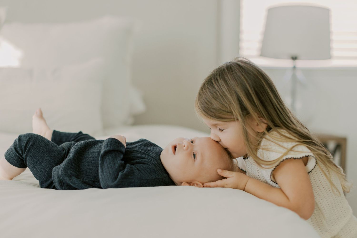 North Phoenix in-home newborn photography session capturing organic, natural connection and timeless, heartfelt moments