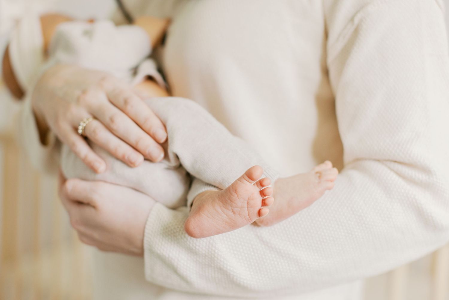 North Phoenix in-home newborn photography session capturing organic, natural connection and timeless, heartfelt moments