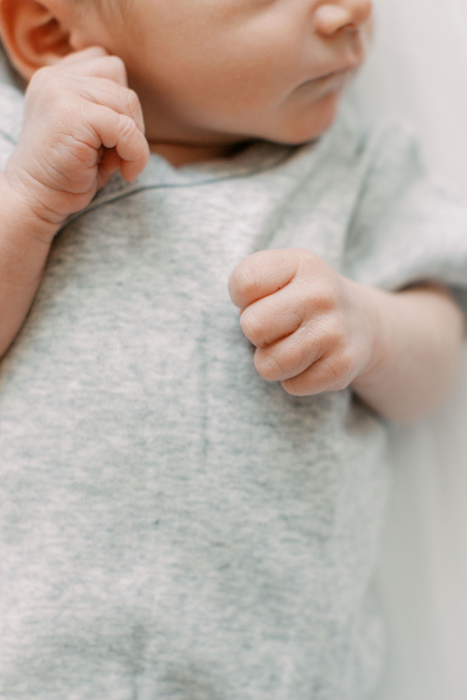North Phoenix in-home newborn photography session capturing organic, natural connection and timeless, heartfelt moments