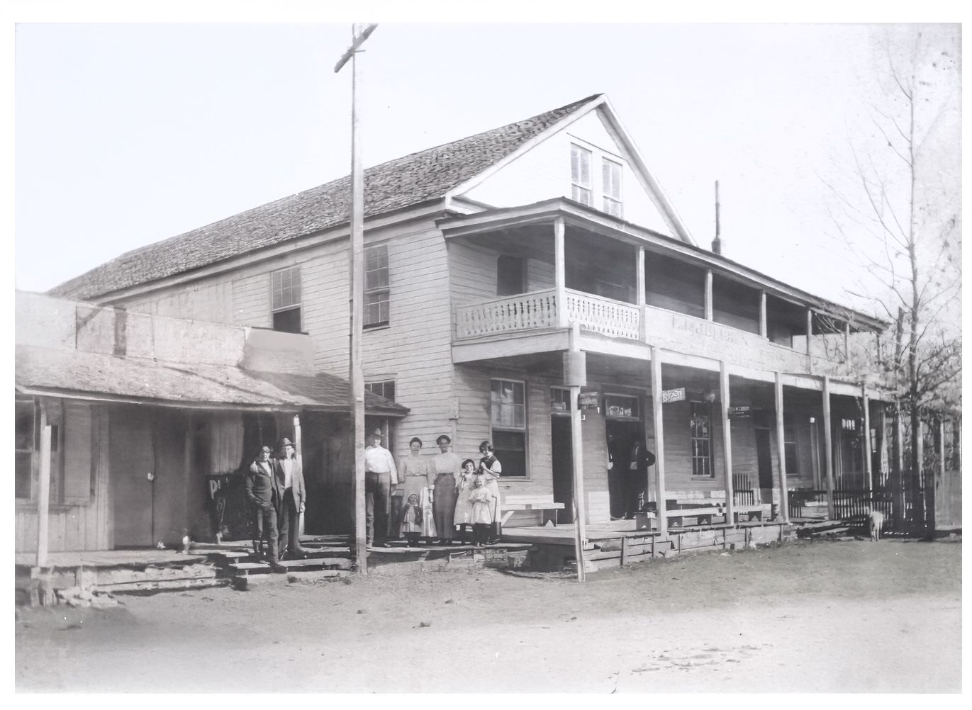 Historic Juergen's Hall in Cypress Texas. Photo restored by Landeros Photo Repair.