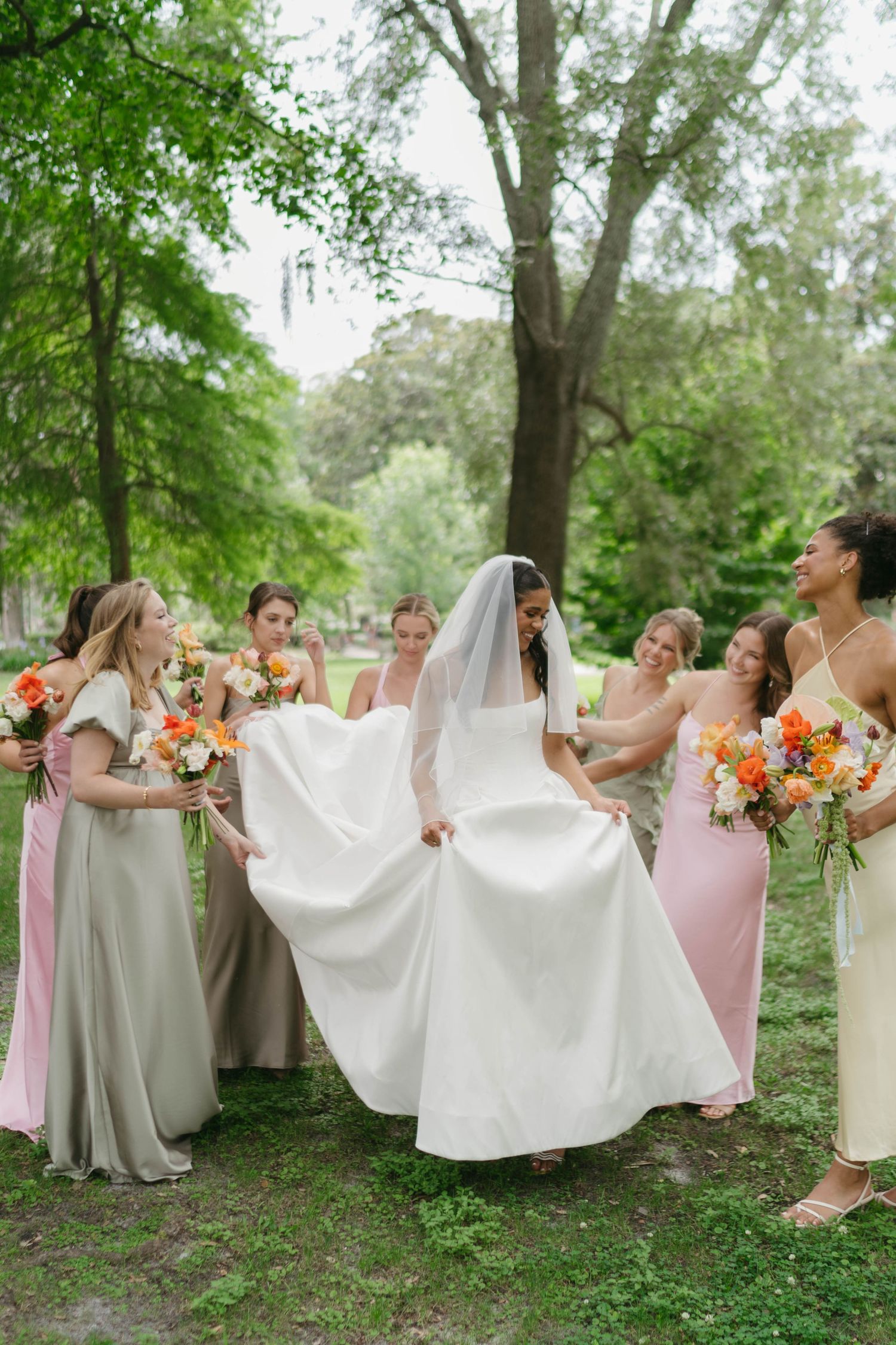 Bridesmaids in Savannah, Georgia