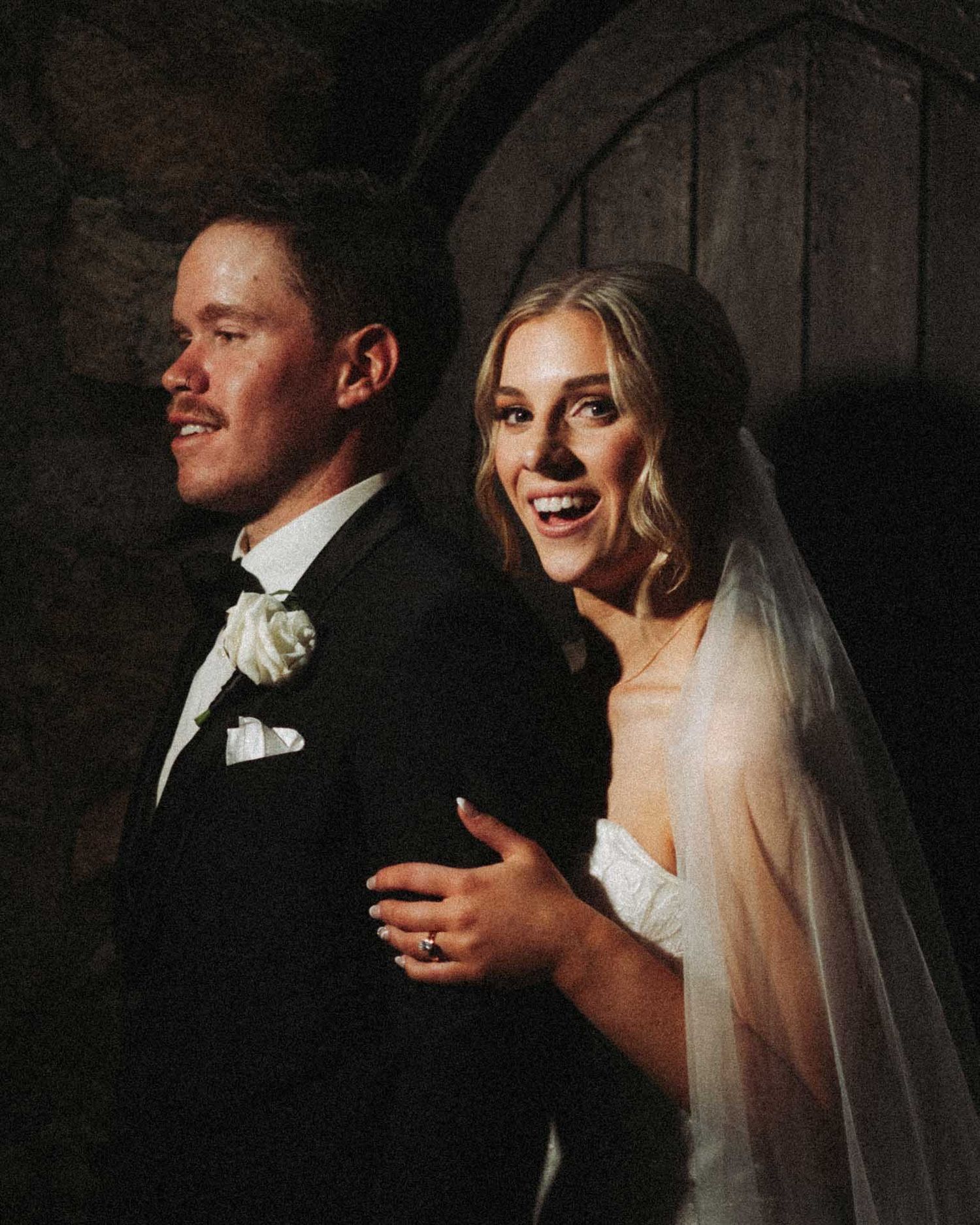 Bride and groom at The Manor, Basket Range wedding, photographed by Barossa Valley photographer Matt Webster.