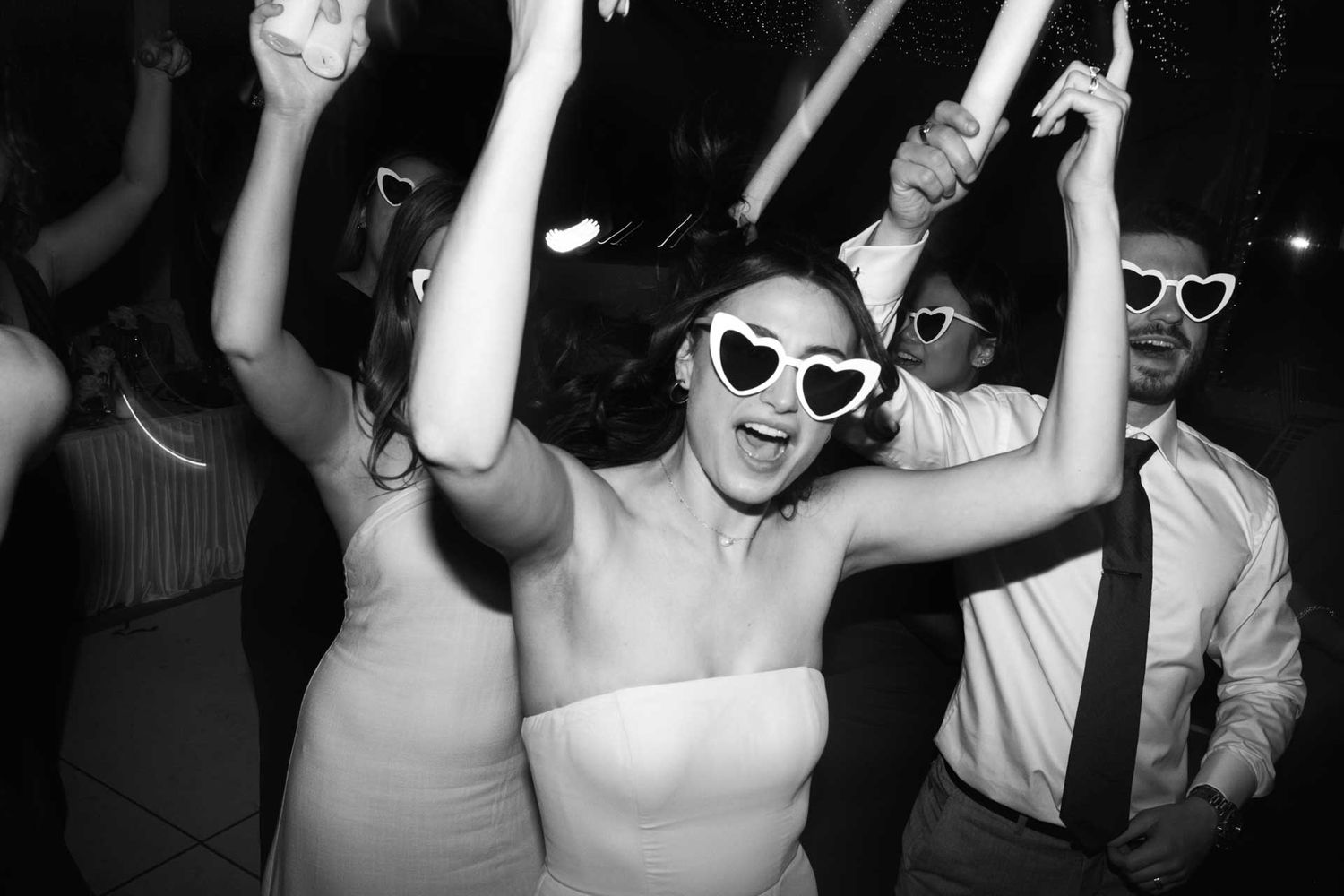 Guests dancing at wedding reception at The Marquee, Sunnybrae Estate, Adelaide, captured by Barossa Valley photographer Matt Webster.
