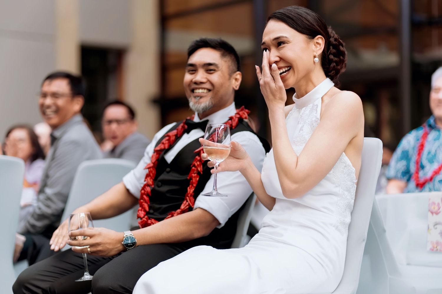 Brisbane wedding photography by Nazareth Black – candid couple portrait