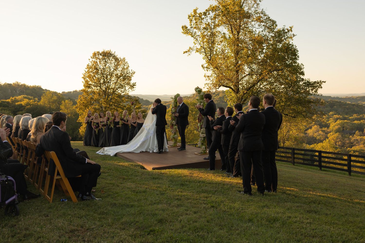 The ceremony kiss! The most requested photo to capture on any wedding day.