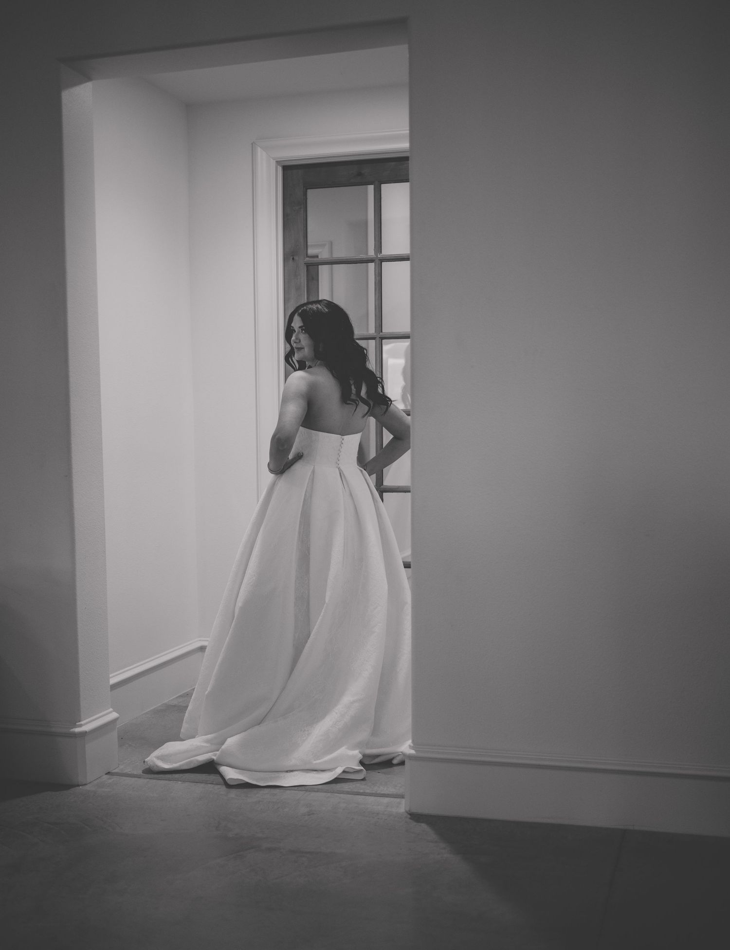 A beautiful black and white photo such a classic. Adelphos Cellars in Lubbock, Texas.
