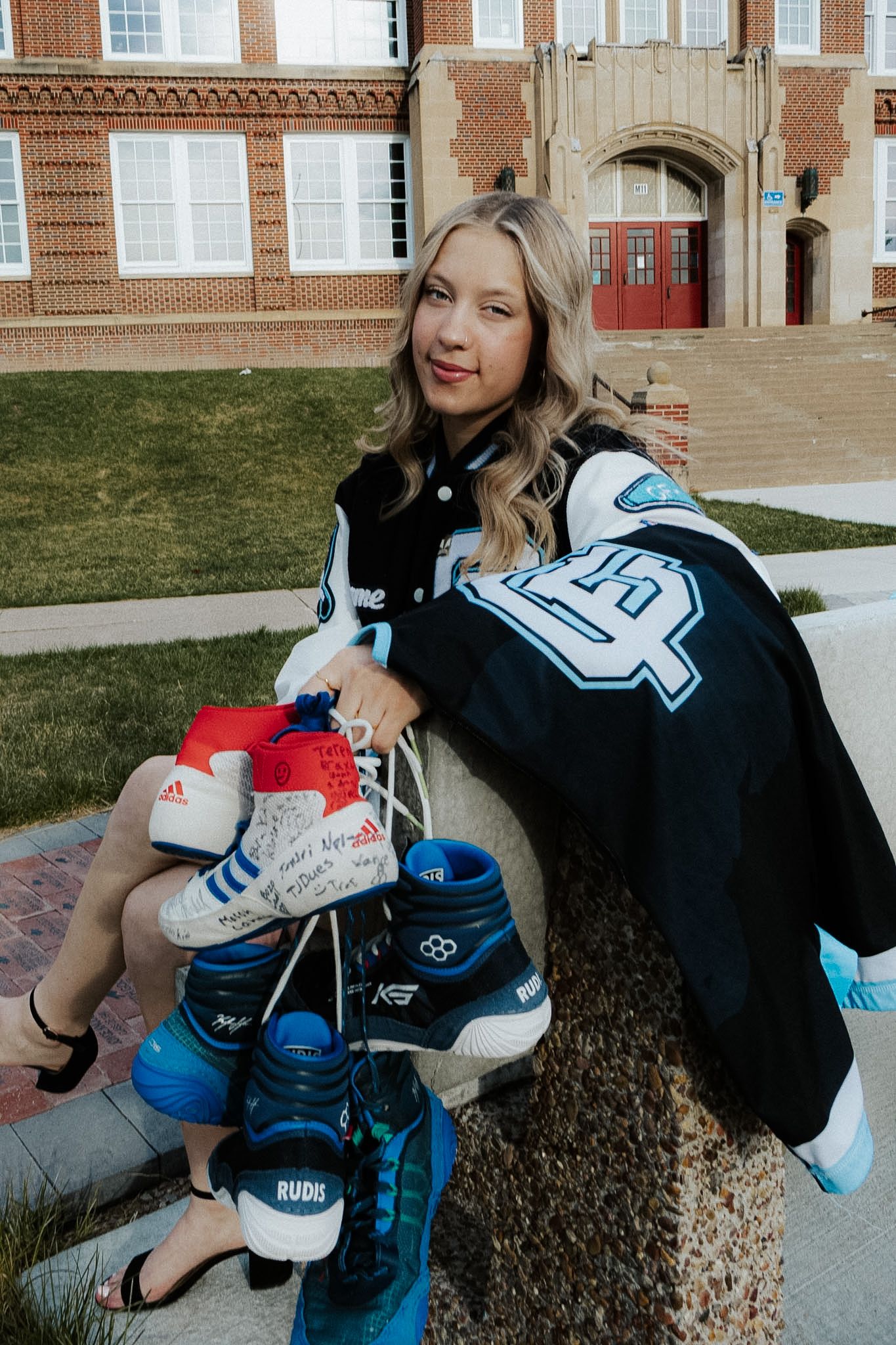 Great Falls High School Cap and Gown Senior Photography Session